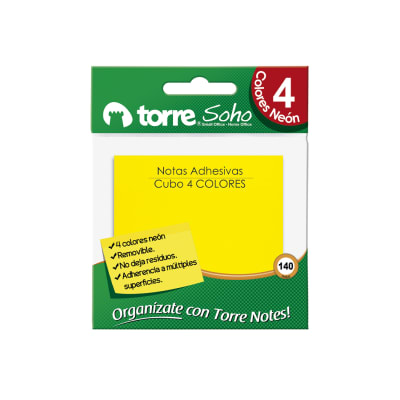 BL. CUBO 4 COLORES NEON 