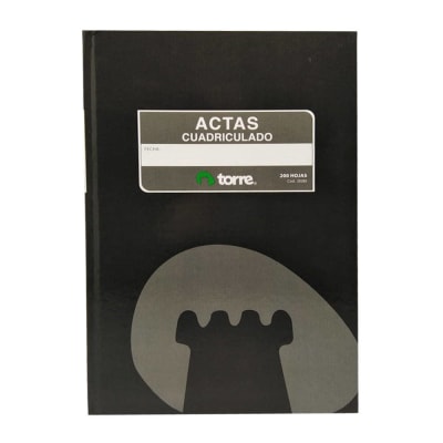 LIBRO ACTAS CUADRICULADO 534-F 200H TORR