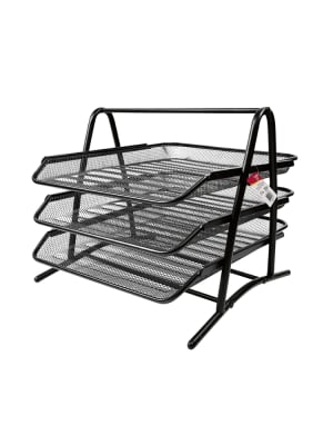 BANDEJA PORTADOC ISOFIT 3 COMPAR. NEGRA