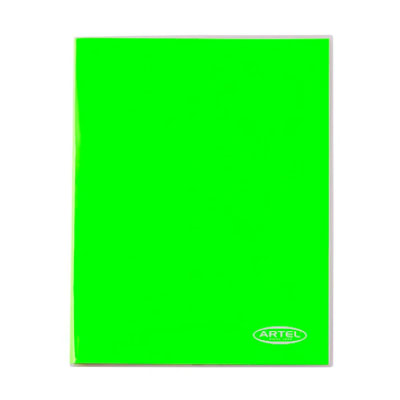 Carpeta Artel con Gusano Verde Claro