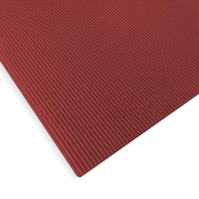 CARTON M/CORRUGADO 210g/m2.50x70cms.ROJO