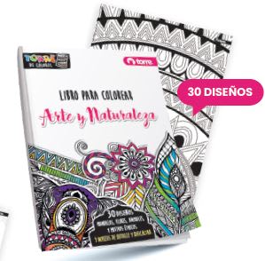 LIBRO COLOREAR MANDALAS TORRE 32H