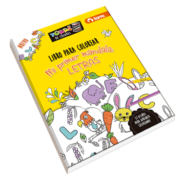 LIBRO COLOREAR LETRAS TORRE 32H