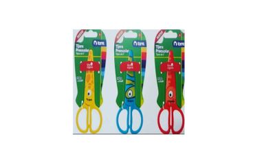 TIJERA PREESCOLAR 5 C/DISEÑO TORRE (SURTIDO)