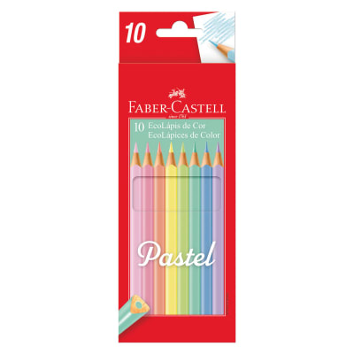 Ecolápices de Color 10 colores pastel