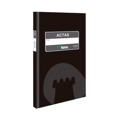 LIBRO ACTAS CUADRICULADO 100H TORRE