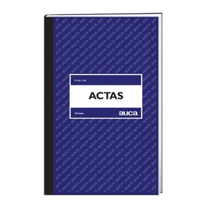 LIBRO ACTAS AUCA 400 HJS