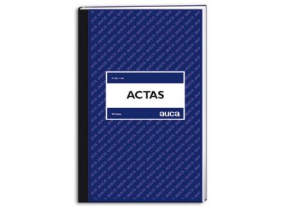 LIBRO ACTAS AUCA CUADRICULADO 50 HJS