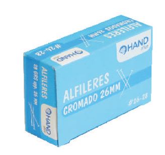 ALFILERES.T.26 MM..CON 28 GMS.HAND