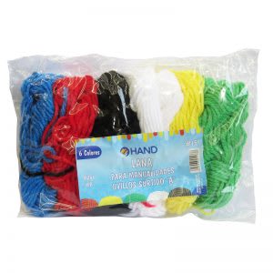LANA SURTIDO A.6 OVILLOS.42gms.HAND