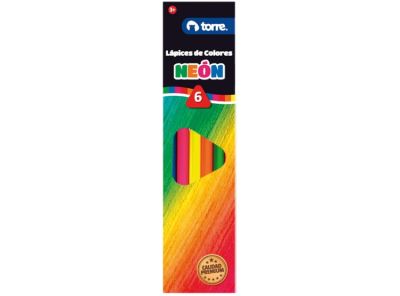 LAPICES NEON 6 COL TRIAN TORRE