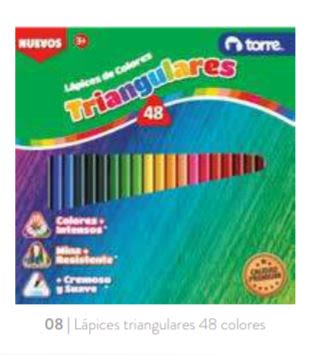 LAPICES TRIAN 48 COLORES TORRE
