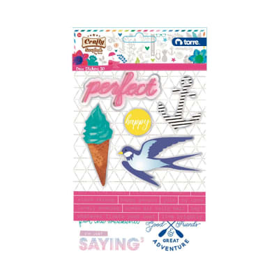 DECO STICKERS 3D SCRAPBOOK TORRE DIS2