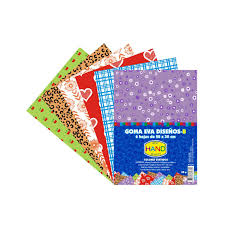 GOMA EVA DISENOSB 6 HJS 20x30cm HAND