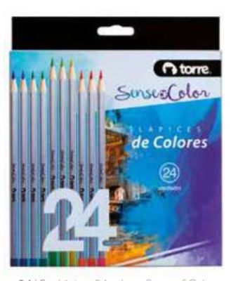 SET LAPICES COLOR SOC 24 COL