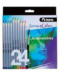 SET LAPICES ACUARELABLES SOC 24 COL