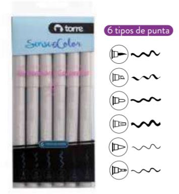 SET MARCADORES ARTISTICOS SOC 6UNI TORRE