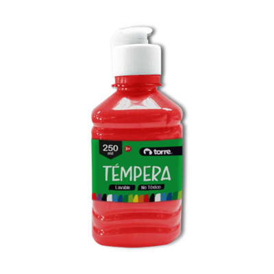 Témpera 250 mL ROJO