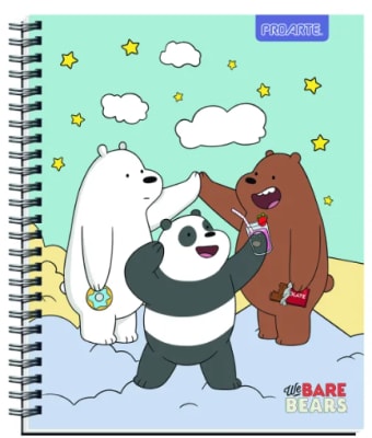 CUAD. UNIV PROARTE TED/ ED WE BARE BEARS 100 HJ 7M