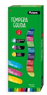 TEMPERA SOLIDA 12COL TORRE