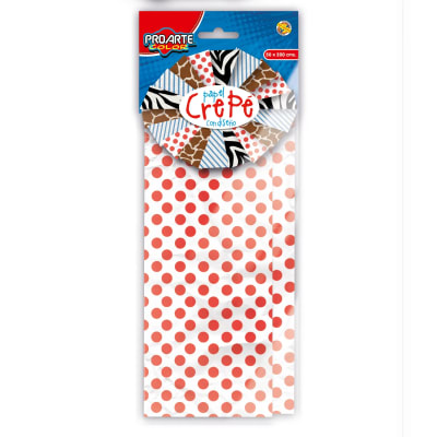 *BL.PAPEL CREPE PROARTE 50X200cms Diseño PUNTOS