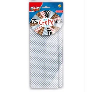 *BL.PAPEL CREPE PROARTE 50X200cms Diseño RAYAS