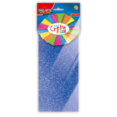 BL.PAPEL CREPE PROARTE 50X200cms FLUOR AZUL