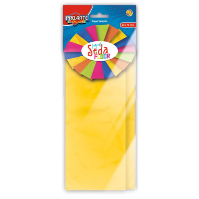 *BL.PAPEL SEDA PROARTE FLUOR AMARILLO