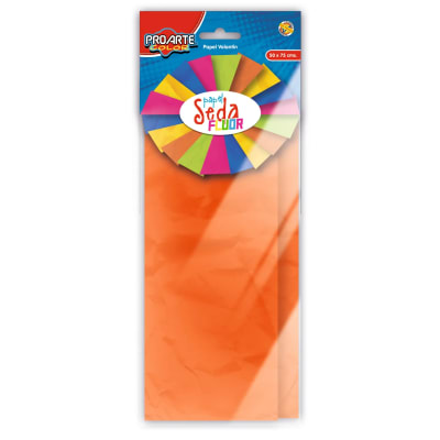 *BL.PAPEL SEDA PROARTE FLUOR NARANJO