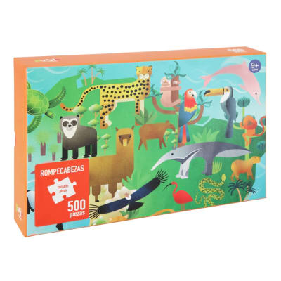 PUZZLE DE CARTÓN 500 PIEZAS ANIMALES
