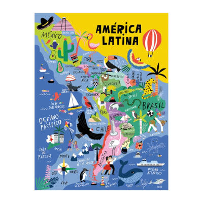 PUZZLE CARTON 500 PIEZAS AMERICA LATINA