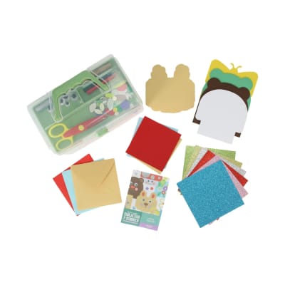 Set Maleta Plástica con  Tarjetas Manualidades