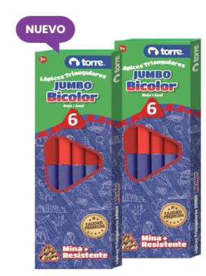 LAP. JUMBO BICOLOR AZ-RO 6UNI TORRE