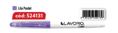 DESTACADOR BORRABLE PTA FINA LILA PASTEL