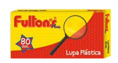 LUPA PLAST. 80 MM NEGRO FULTONS