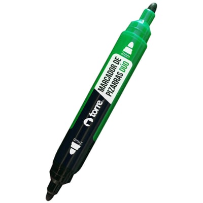 MARCADOR PIZARRA DUO VERDE NEGRO TORRE