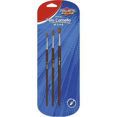 BLIS.PINCEL ESCOL.PROARTE P.CAMELLO 2-4-8