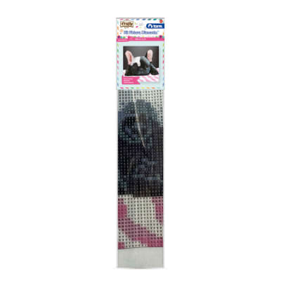 LIENZO REGALABLE PINT. DIAM. 30x30 PERRO TORRE