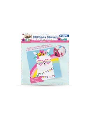 MINI-LIENZO PINT. DIAM 18x18 LLAMA TORRE