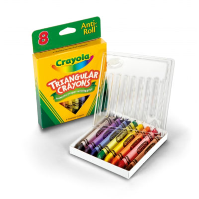 CRAYONES CRAYOLA 8 UNIDADES TRIANGULAR