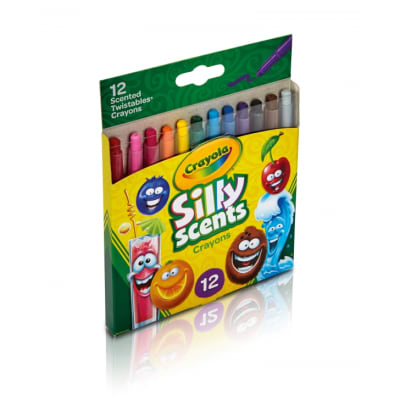 12 MINI CRAYONES TWISTABLES SILLY SCENTS CRAYOLA
