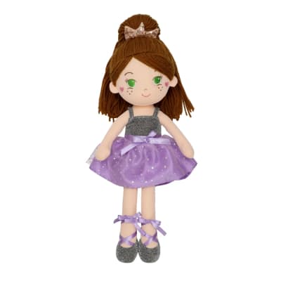 Muñeca de fantasía falda morada