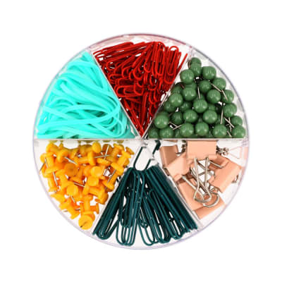 CAJA REDONDA ACCESORIO ESCRITORIO NUEVA