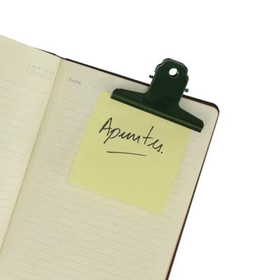 Set 3 Apretadores Metálicos verde, naranjo, rojo