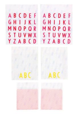 Set 6 bolsillos adhesivos