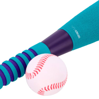 BATE BASEBALL CON PELOTA TURQUEZA
