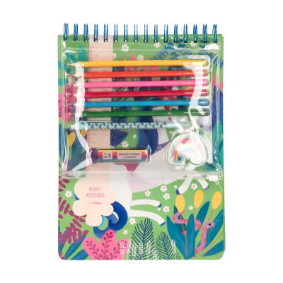 BLOCK Y ACCESORIOS DE DIBUJO 21X2,3X28CM UNICORNIO