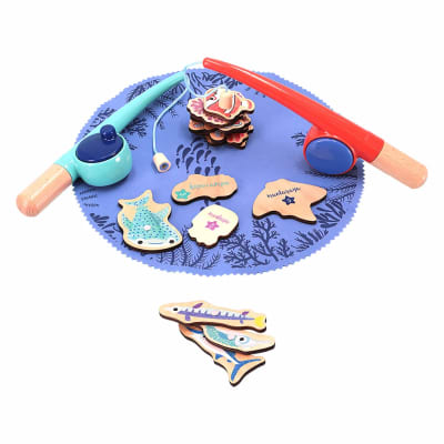 PESCA MILAGROSA MADERA ARECIFE EN CAJA