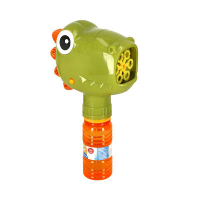 MAQUINA BURBUJAS TRANSPORTA DINOSAURIO VERDE