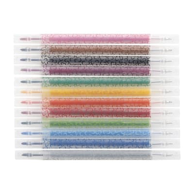 Set 12 Marcadores Dobles  Incluye caja de PET